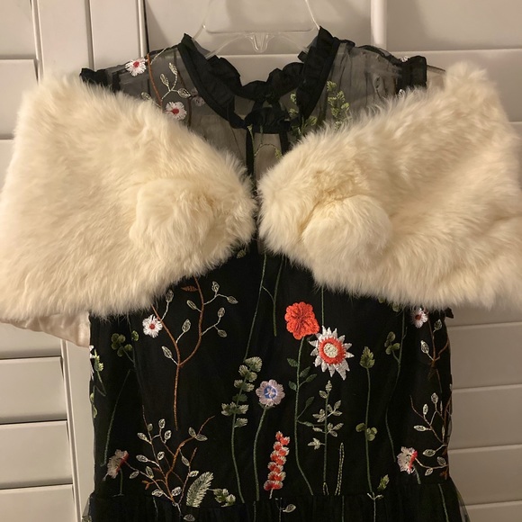 Vintage Accessories - Vintage 50s real rabbit fur stole/wrap